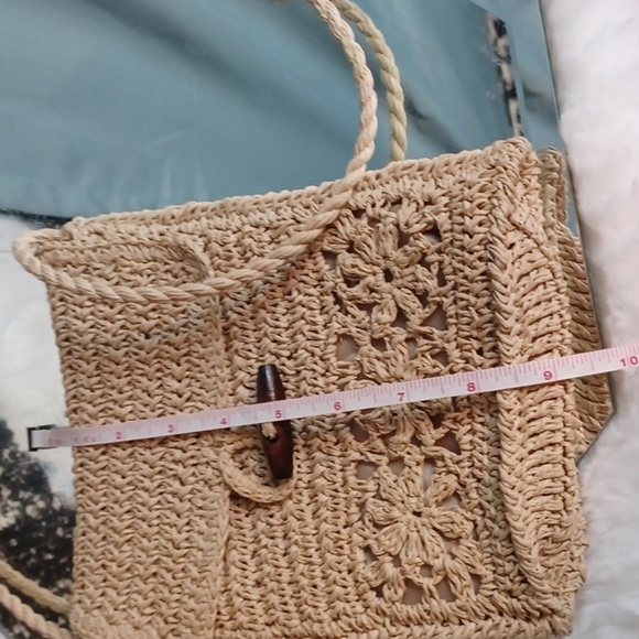 HandMade Wicker‎ Body Bag Purse - Picture 7 of 9